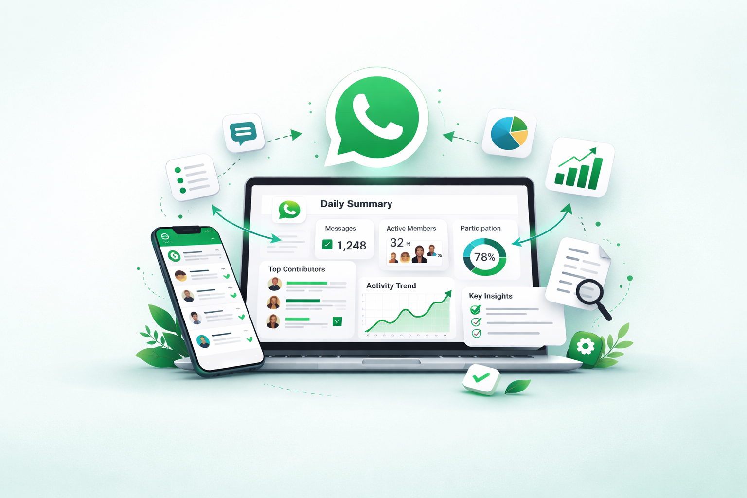 WappSense – AI WhatsApp Reports